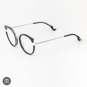 Woodys Freda clear lens glasses